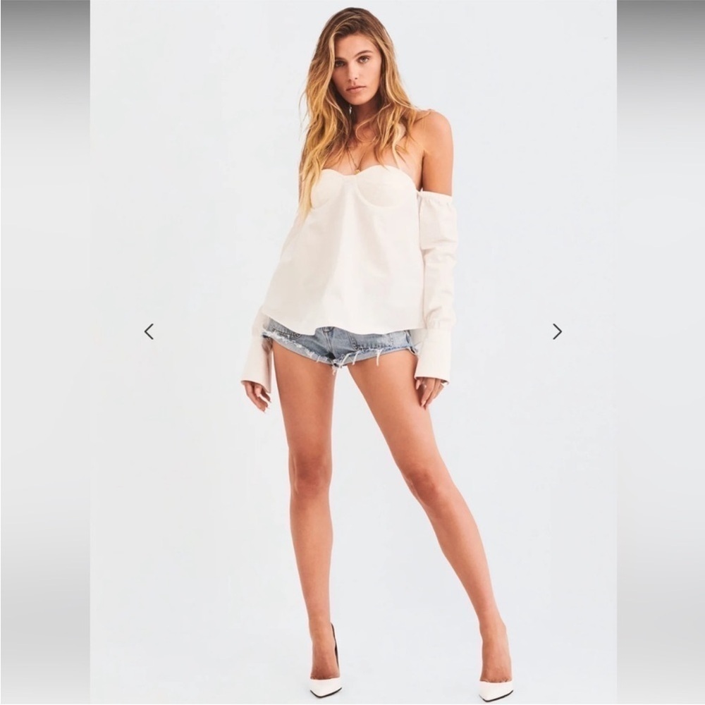 New! SER.O.YA RANDI OFF THE SHOULDER TOP Size S NWT
